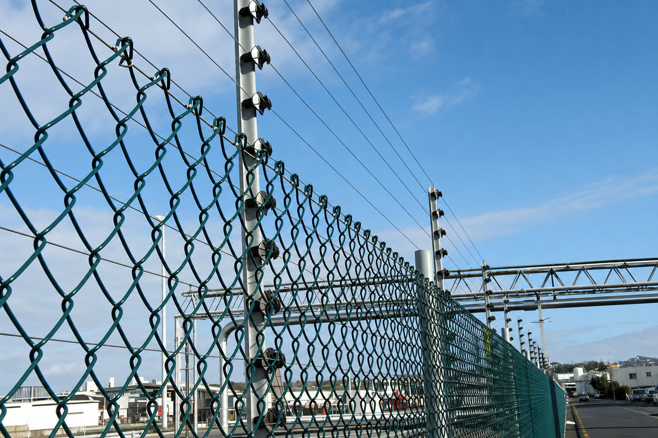 Security fence installation